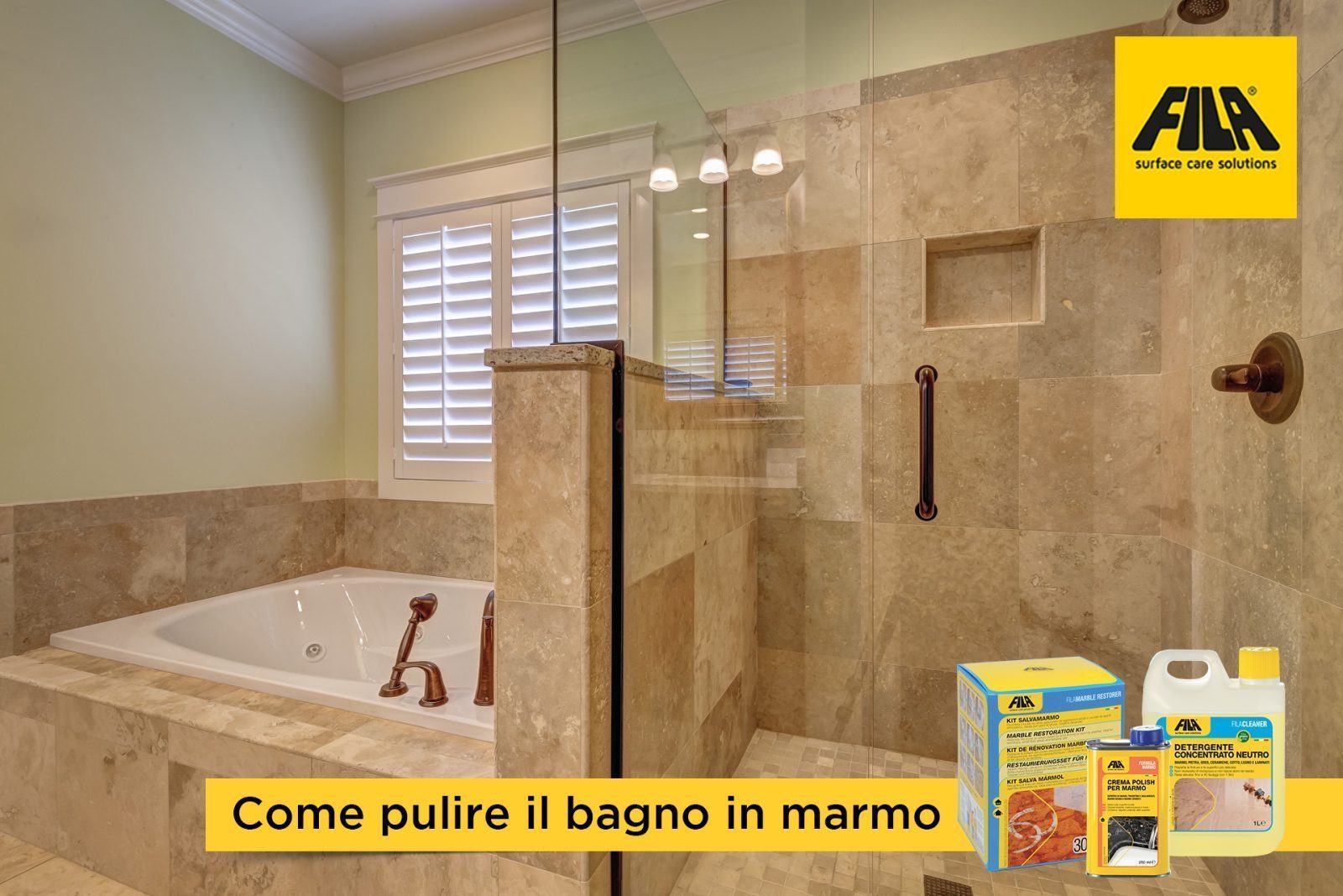 Bagno in marmo: come pulirlo e proteggerlo dalle macchie Prodotti pulizia marmo