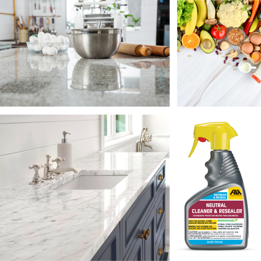 spring cleaning kitchen countertops