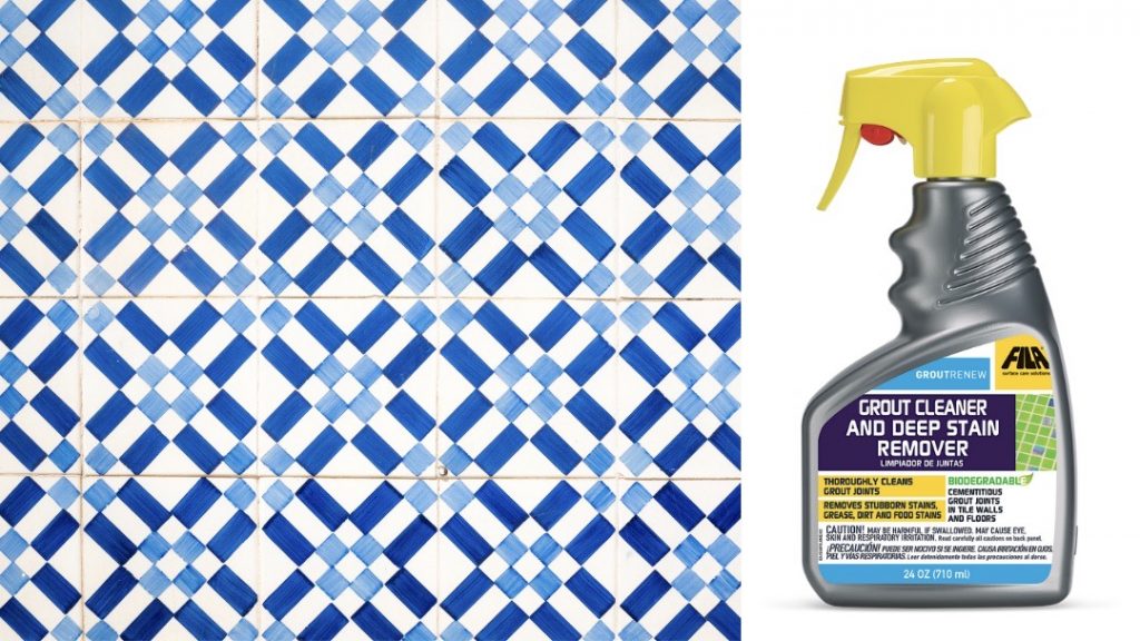 spring cleaning tile grout