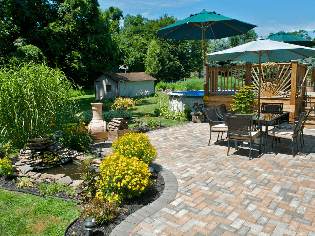 natural stone patio