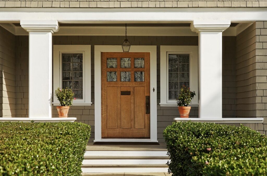 clean wood doors