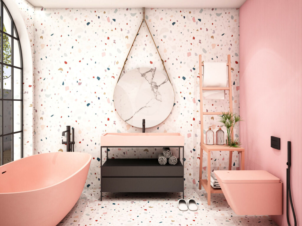 Terrazzo interior decor