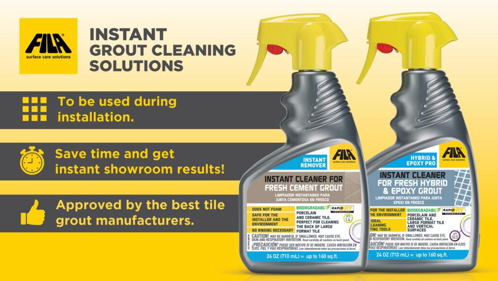 instant grout residue cleaning solutions