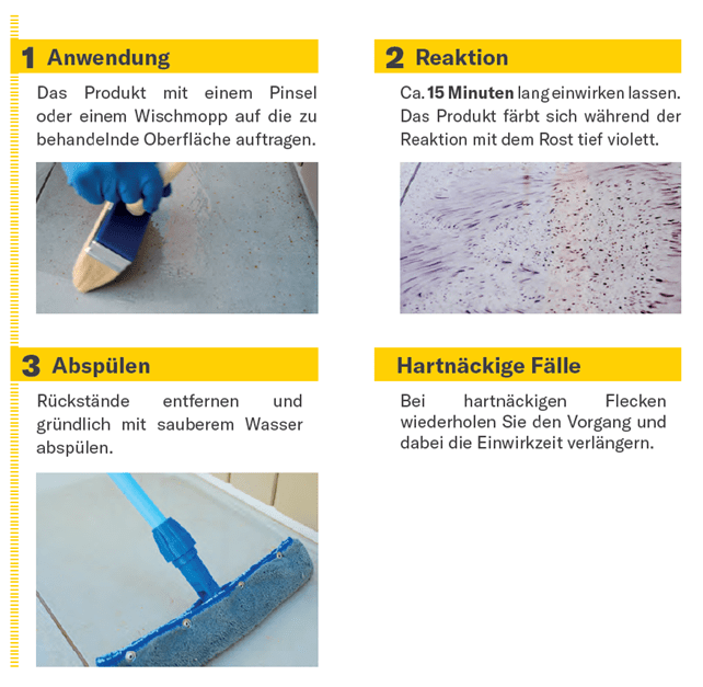 Der anwendungsfreundliche Rostentferner NORUST XL eignet sich für den professionellen Einsatz wie für den anspruchsvollen DIY-Bereich.